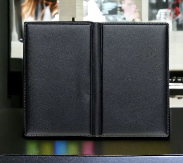 Набор цветных бумажных стикеров Taler/ Комплект разноцветных стикеров в обложке из искусственной кожи